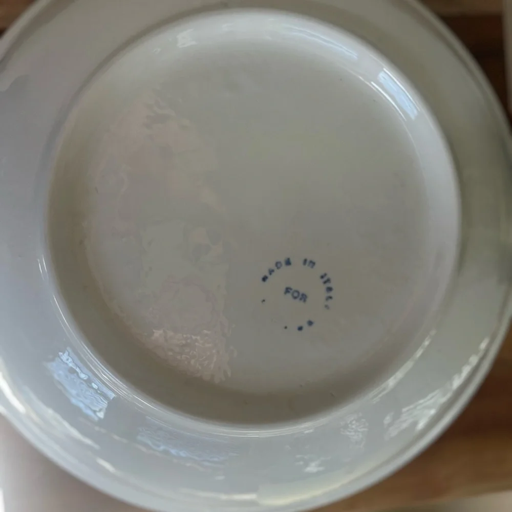 Vintage Himark Buona San Remo Italia Pasta Spaghetti Bowl Made in Italy 12”